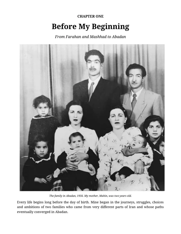 Cover of Chapter One: Before My Beginning